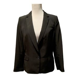 Banana Republic Woven Soft Black Blazer Ladies Size 8